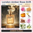 thumbnail image 2 of Seamless Hold London Amber Rose Drift Amber Oud Perfume for Women and Men Parfum | Inspired Luxury Fragrance | Long-Lasting Scent - 1.7 oz (50 ml), 2 of 6