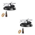 thumbnail image 2 of Wosthever Helicopter Car Air Freshener Office Dual Autorotation  Frequency Solar Mode Type1 NO1, 2 of 6