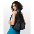 thumbnail image 4 of Mochila WANDF Swim Mesh con cordón y bolsillo húmedo, negra, 4 of 9