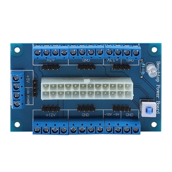 Adaptador de corriente ATX, fuente de alimentación ATX de 24/20 pines, placa de alimentación para computadora ATX, placa de alimentación diseñada para el futuro