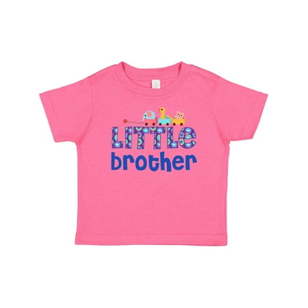 

Inktastic Blue Toy Train Little Brother Gifts Gift Baby Boy T-Shirt