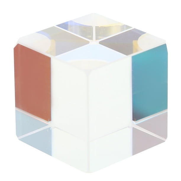 EeaseMX Prismas de cristal óptico con forma de cubo, delicados prismas de cristal de vidrio decorativos