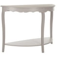 thumbnail image 2 of SAFAVIEH Christina Solid Rustic Demilune Console, Quartz Grey, 2 of 5