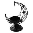 thumbnail image 4 of Portavelas en Forma , Candelabro Decorativo de 18,5 Cm de Alto para Decoración Del Hogar, Centro de Mesa Resistente Estrella Negra, 4 of 9