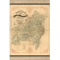 thumbnail image 1 of 24"x36" Gallery Poster, topographical map of Saint Louis, Missouri 1857, 1 of 1