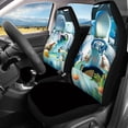 thumbnail image 3 of Uourmeti Sea Turtle Underwater Car Seat Covers 3 PCS Car Seat Covers Full Set Breathable Easy to Install Suitable for SUV Sedans, 3 of 10