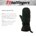 thumbnail image 5 of HOTFINGERS Snow-Line Ladies Waterproof Mittens, Color: Black, Size: S, 5 of 6