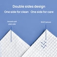 thumbnail image 3 of Disposable Face Towels, 100% Viscose, 20×20 cm, 20 Count, 65 gsm EF Textured, Soft & Absorbent disposable facial Cleansing Cloths, 3 of 7
