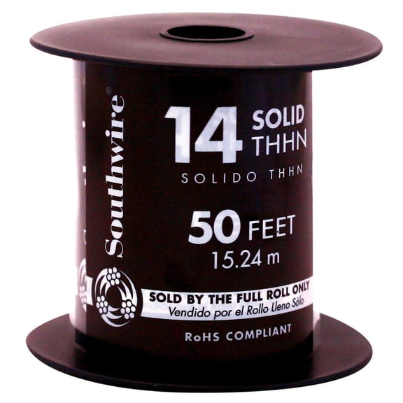 Southwire Thhn Wire THHN 14 Ga 600 V 50 ' White