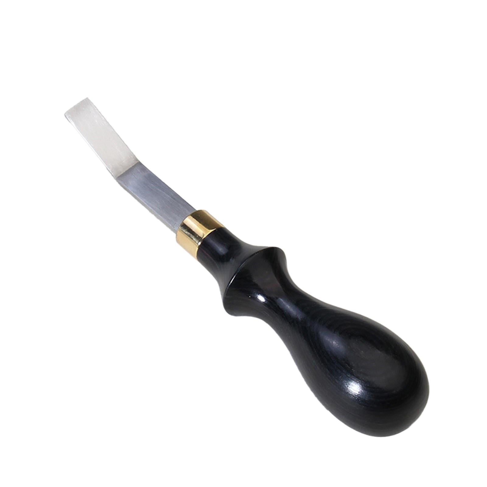 HILABEE Detail Rougher Leather Roughing Tool Polish File Tool Wooden Handle Ergonomic Edge Marking Crafted for Consistent Results Suitable for Leathercraft En 10mm