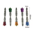 thumbnail image 2 of 5pcs Magnetic Screwdriver Bits PH2 S2 Alloy Steel Double-Headed Anti-Slip Cross Electric Drill Bit Screwdriver Set 65mm, 2 of 3
