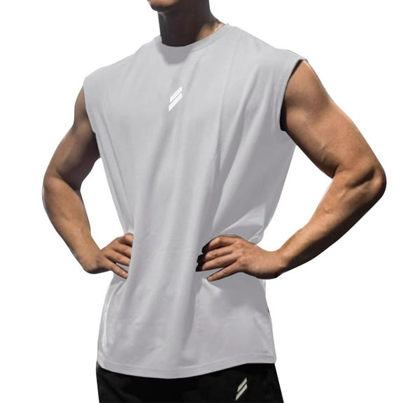 Men's & Big & Tall Tri-Blend Muscle Tee Shirt Tank Top, Sizes S-4XL