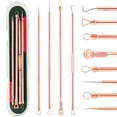 thumbnail image 1 of FEITA Removedor de espinillas, herramienta extractora de comedones y espinillas, herramientas de acné de acero inoxidable, kit de eliminación de espinillas, aguja para hacer estallar puntos blancos pa, 1 of 5