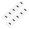 thumbnail image 2 of 10 Uds RFID funda de bloqueo antidesmagnetización antirrobo compacto protector de tarjeta NFC inteligente para viajes blanco, 2 of 5