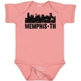 thumbnail image 3 of Inktastic Memphis City Skyline with Grunge Boys or Girls Baby Bodysuit, 3 of 5