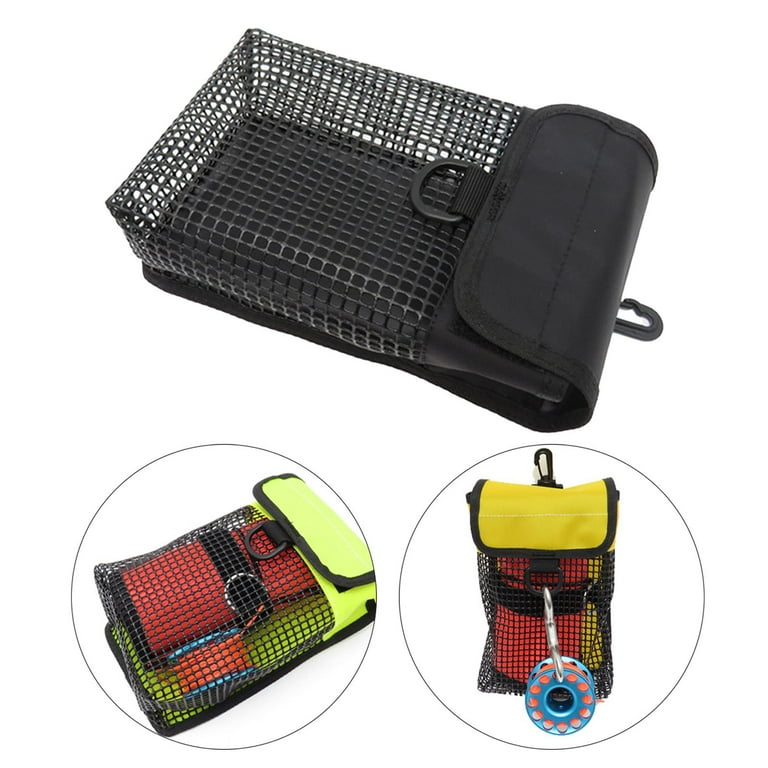 Scuba Diving Gear Storage Bag Dive Bag Portable Utility Bag Snorkeling  Equipment Holder Mesh Pocket with Swivel Clip for Swimming Surfing  Underwater