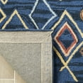 thumbnail image 4 of SAFAVIEH Suzani Sandy Geometric Runner Rug, Blue/Multi, 2'3" x 10', 4 of 8