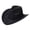 Black, variant on YIWULA Cowboy Hat For Kids Western Festival Party Outdoor Sun Play Accessory(Beige,One Size)