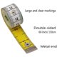 thumbnail image 4 of Cinta métrica de modista de doble cara, suave, 1,5 m, 60 pulgadas, cinta métrica de modista, regla de tela a medida (2 piezas), 4 of 5