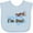 AE-Light Blue, variant on Inktastic 1st Birthday Airplane I'm One Boys Baby Bib