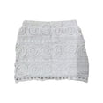 thumbnail image 4 of Womens Crochet Mini Skirt Summer Beach Skirt Cover Up Elegant Lace Hollow out Boho Skirts Coverups, 4 of 4