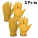 thumbnail image 1 of Gardening Gloves Men Women Thorn Proof Rose Gloves Waterproof Outdoor Work Gloves Leather Gloves (two Pairs), 1 of 5