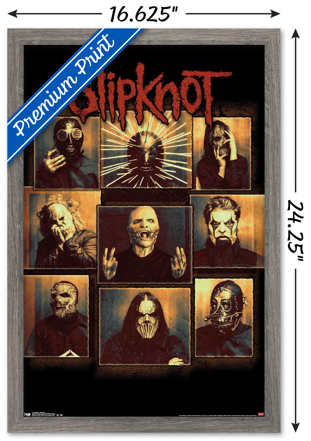 Slipknot - Bulletproof Wall Poster, 14.725" x 22.375" Framed