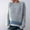 Light Blue, variant on Sanbonepd Womens Sweaters Colorblock Design Loose Casual Knit Drop Shoulder Long Sleeve Pullover Sweater
