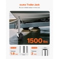 thumbnail image 2 of KFFKFF Vérin de Remorque avec Roue, Capacité de Charge de 1500 Lb, Vérin Pivotant Robuste pour Remorque de Bateau avec Roue Simple en PP et Poignée Ergonomique, Levage de 12 Pouces, Convient aux VR, Bateaux, Remorques pour Chevaux, Remorques Utilitaires, 2 of 9