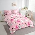 thumbnail image 3 of Castle Fairy Kawaii Xmas Snowman 7-Piece Bedding Comforter Set for Teens Girls Boys,Christmas Tree King Bedding Sets,Polka Dots Ultra Soft Bed Sheets,Ultra Soft Home Decor, 3 of 8