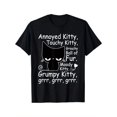 thumbnail image 1 of Angry Cat Kitten Lover Humorous Attitude Fur Pet Owner'S T-Shirt, 100% Cotton, Men Women Dad Mom Friends, S-XXXL, Black, Casual Sporty Tee, Summer Gifts, 1 of 6
