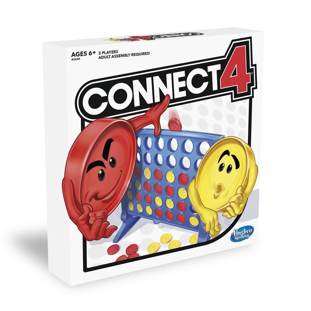 Connect 4 Classic Grid Strategy 4 in a Row Board Game for Kids and Family Ages 6 and Up, 2 Players - image 4 of 5