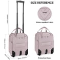thumbnail image 6 of MIUSSE Underseat Carry on Luggage 16 Inch Soft Sided Luggage with Wheels and TSA Lock Airline Approved Small Suitcase for Men Women, 6 of 7