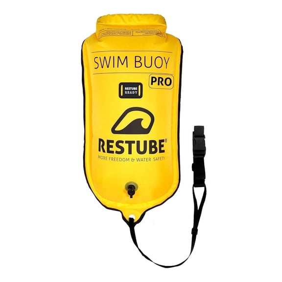 Restube Swim Buoy - Visibility, Added Buoyancy While Swimming, Dry Bag for Water Sports Enthusiasts