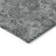 thumbnail image 4 of Addison Rugs Chantille Indoor/Outdoor Transitional Floral Gray Washable Round Rug, 8' x 8', 4 of 5