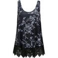 thumbnail image 1 of HSHDLDF Plus Size Swing Lace Flowy Tank Top for Women, 1 of 5