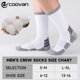 thumbnail image 5 of Calcetines COOVAN para hombre, algodón, redondos, que absorben la humedad, 6 pares, 5 of 7