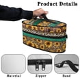 thumbnail image 5 of HELLHERO Travel Iron Holder Bag Protective Sunflower Leopard Print Pattern Portable Travel Iron Organizer, Case Only, 5 of 6