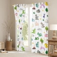 thumbnail image 3 of Homewish Cartoon Dinosaur Curtains Pack of 2 (42x84 Each) for Preppy Children Kids,Jungle Animal Curtains Blackout,Kawaii Wildlife Dino Bedroom Curtains,Breathable Home Decor, 3 of 6