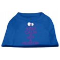 thumbnail image 1 of Keep Calm Screen Print Dog Shirt Blue Xs (8), 1 of 1