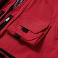 thumbnail image 5 of AZoiNM Men's Multi-Pocket Outdoor Vest Detachable Back Zippered Sleeveless Jacket All Season, 5 of 9