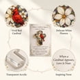 thumbnail image 5 of Cardinal Pocket Hug, Inspirational Acrylic Cross with Poem, Handmade Sympathy Keepsake Gift, Memorial Remembrance Token, Spiritual Encouragement Token, Desk Decor Piece, 5 of 6