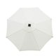thumbnail image 1 of Ounissouiy Cubierta impermeable de sombrilla para materiales de jardín al aire libre, reemplazo fácil de sombrilla Jardín y Patio Blanco, 1 of 6
