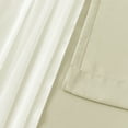 thumbnail image 4 of Hiasan Blackout Curtains with White Sheer Overlay, Double Layer Mix & Match Thermal Insulated Grommet Window Curtains for Bedroom, Living Room, 2 Drape Panels with Tiebacks, Light Beige, 52W X 96L, 4 of 7
