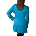 thumbnail image 3 of Women's Plus Size Less is More Long Sleeve Tunic, 3 of 3