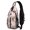 Butterfly and Rose Pink Pattern, variant on Butterfly and Rose Pink Pattern Sling Backpack, Cycling Sling Bag with Earphone Port, Breathable Padded Back Gift Ideas for Travel Shopping