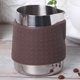 thumbnail image 2 of Taza para espumar leche de acero inoxidable de 350ml, jarra de café de silicona antiescaldado para hacer Latte Art Unbranded 3113190148513, 2 of 7