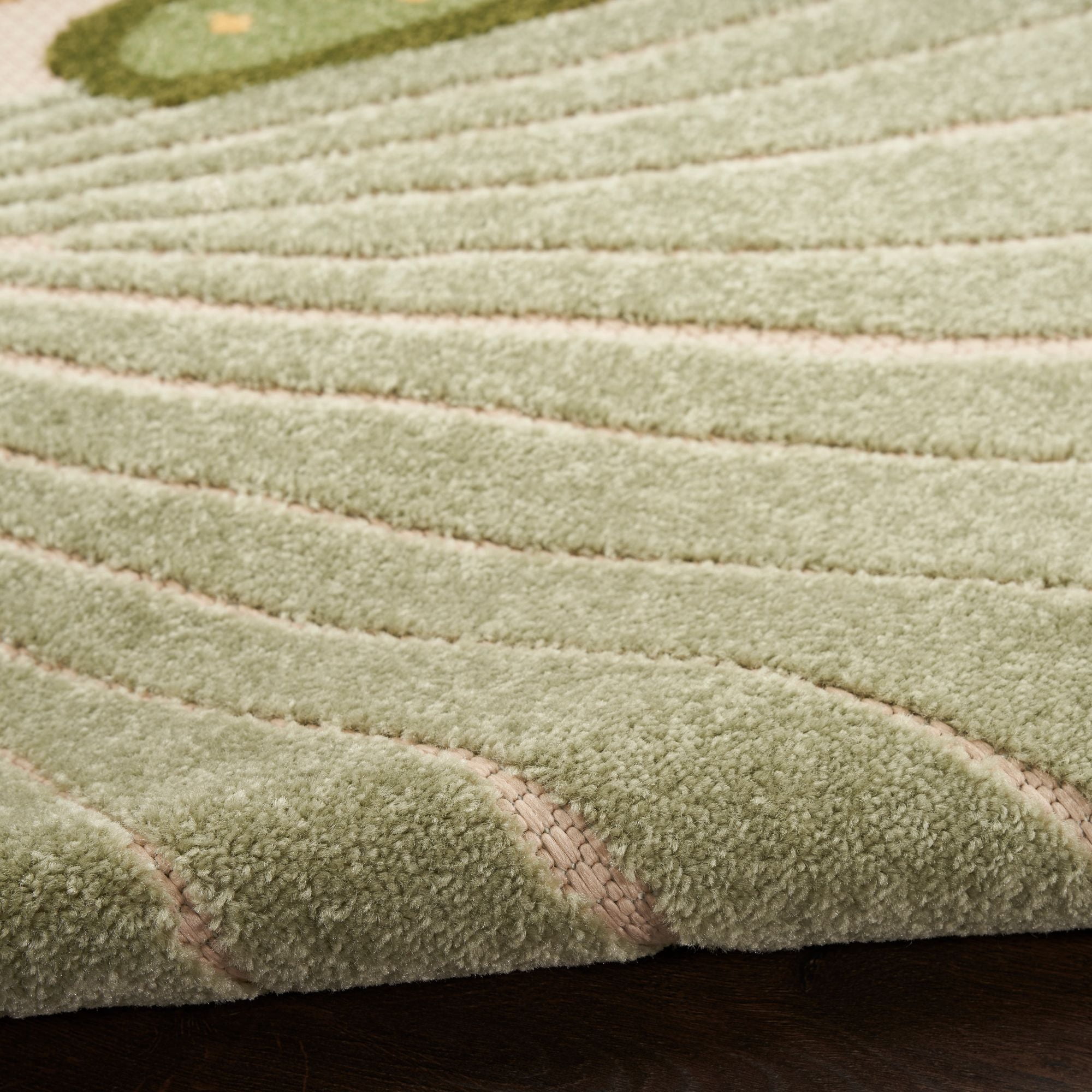 Nourison Aloha Ocean Starfish Indoor/outdoor Area Rug Green Yellow 9' x 12'