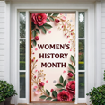 thumbnail image 5 of LUUFILx Women's History Month Banner Floral Backdrop for Events Office Party Decoration Photography Props Background Wall Art Celebration Decor, 5 of 8