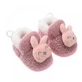 thumbnail image 2 of Newborn Infant Baby Girl Boy Cotton Booties Stay On Sock Slippers Soft Bedroom Shoes Non-Skid Ankle Boots Warm Shoes First Walker Birthday Shower Gift, 2 of 6